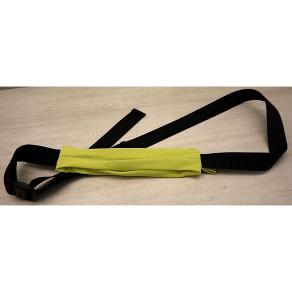 Lululemon LU9ARUS Unisex L/XL Neon Yellow/Black Fast Free Mini Run Belt *Rare - Picture 2 of 9